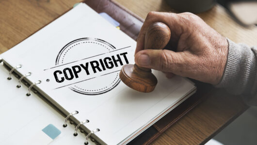 Copyright Design License Patent Trademark Value Concept